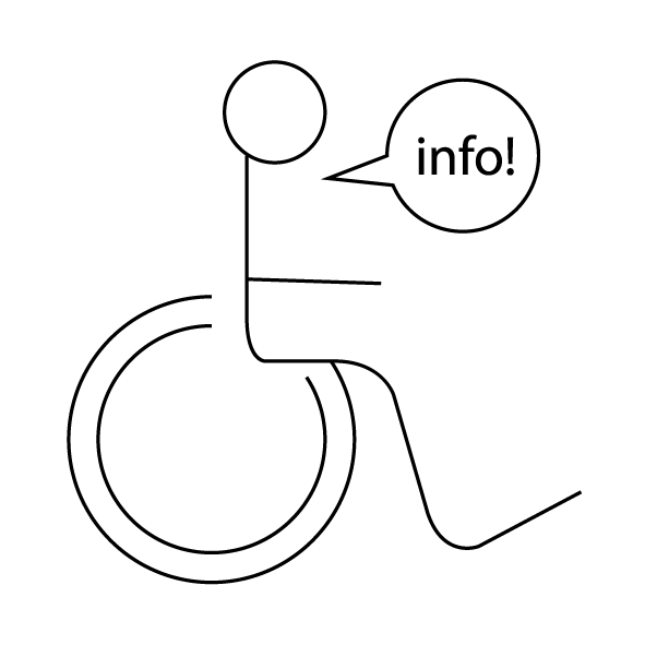 awareness icon Barierefrei auf Anfrage